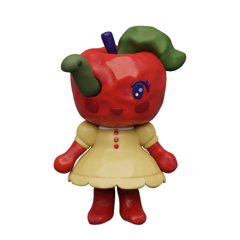 Rotten Apple - Created as a gift for @bugbearstew, their character